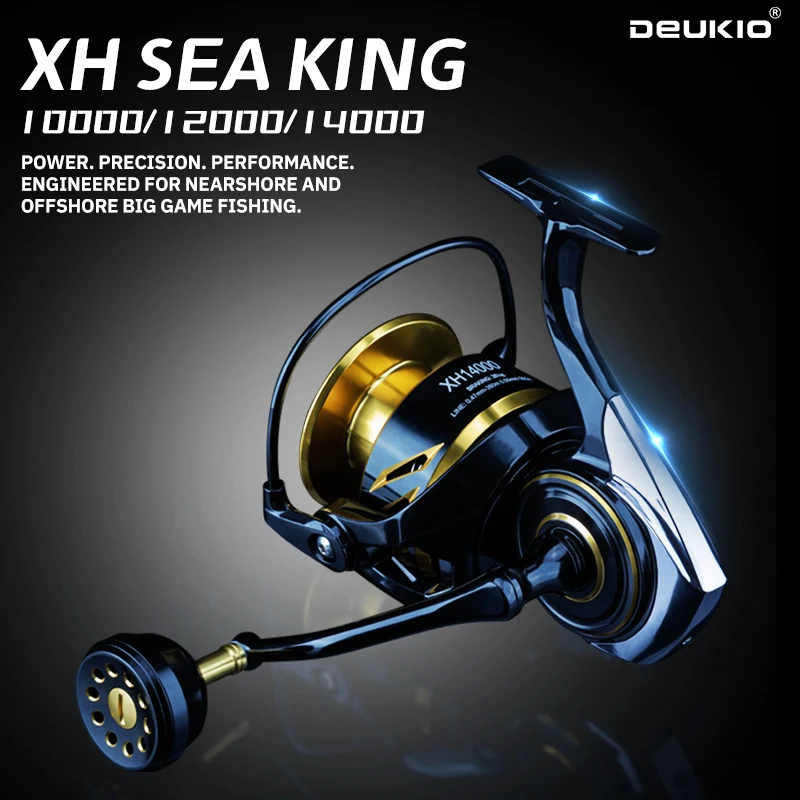 Abu Garcia Reel Max - DEUKIO 롱 캐스트 스피닝 릴 10000-14000