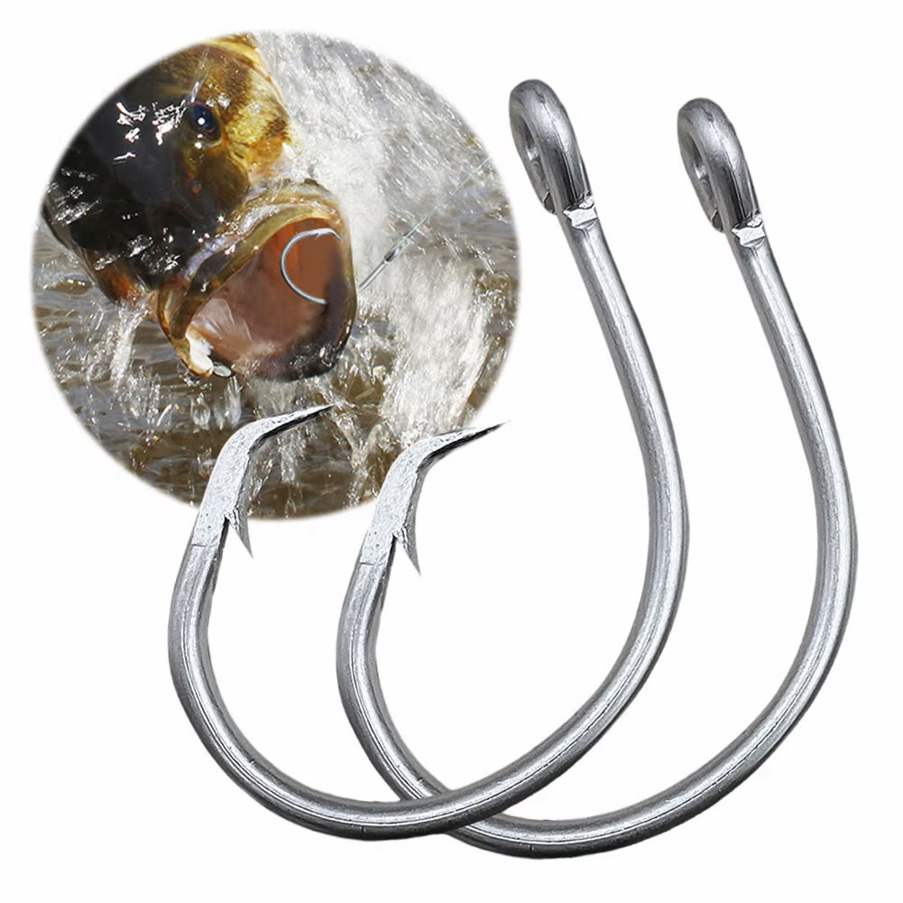 30개/박스 낚시 바늘 스테인리스 스틸 와이드 갭 서클 - Fishing Hook Assortment 리뷰 및 가격