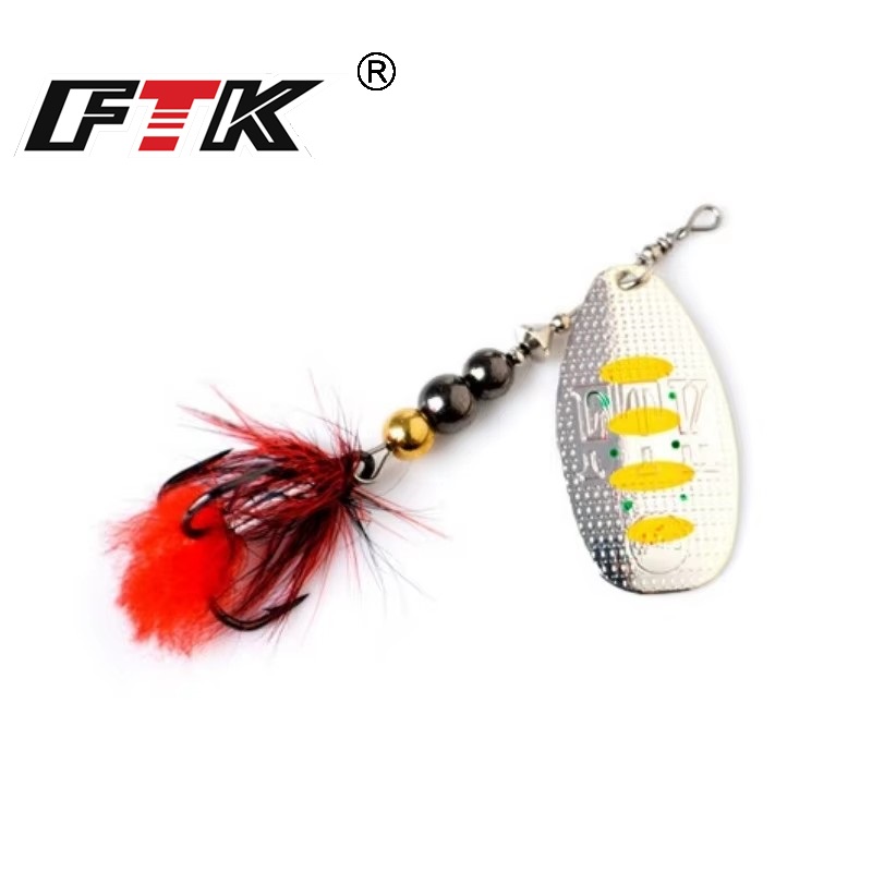 FTK 메탈 낚시 루어 스피너 베이트 8g 13g 19 - Fishing Hook Treble 리뷰 및 가격