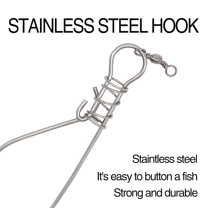 신제품【스테인리스 스틸 낚시 잠금 버클 랜야드 5개의  - Fishing Hook Stainless Steel 리뷰 및 가격