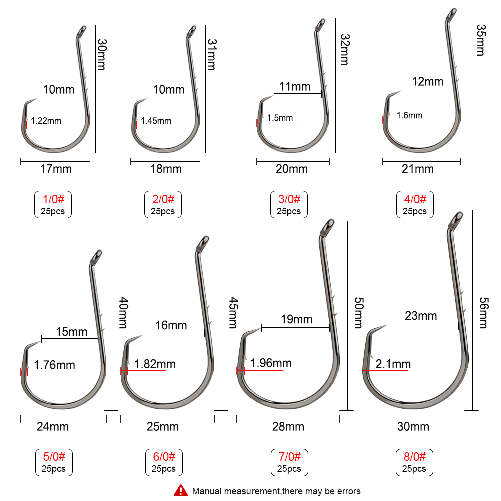 FTK 낚시 바늘 낚시용 문어 원형 바늘 1-6 # - - Fishing Hook Assortment 리뷰 및 가격