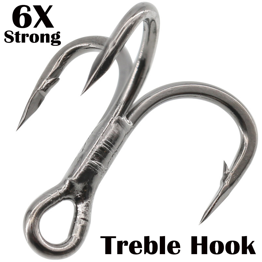 낚시 트레블 훅 6X 강력한 탄소강 클래식 라운드 벤드 - Fishing Hook Assortment 리뷰 및 가격